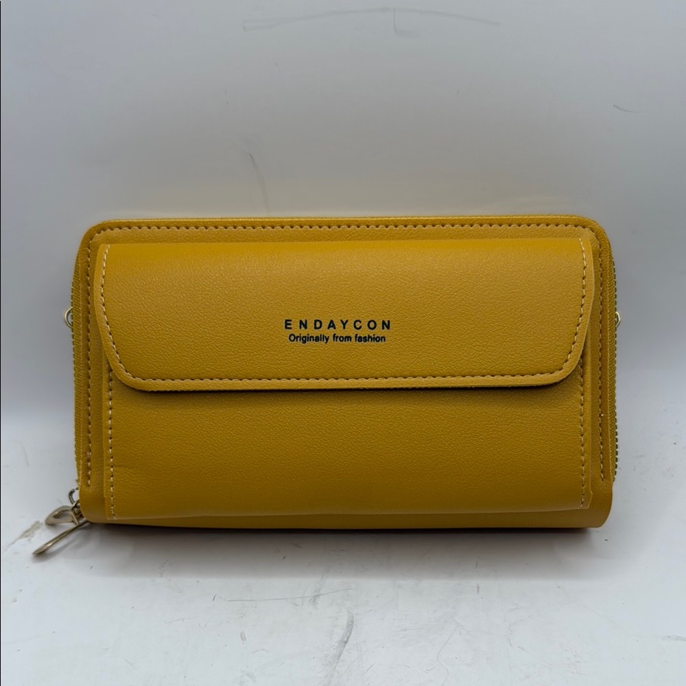 NWOT Endaycon Crossbody Purse Bag Zip Around Accordion Wallet Clutch ID Card